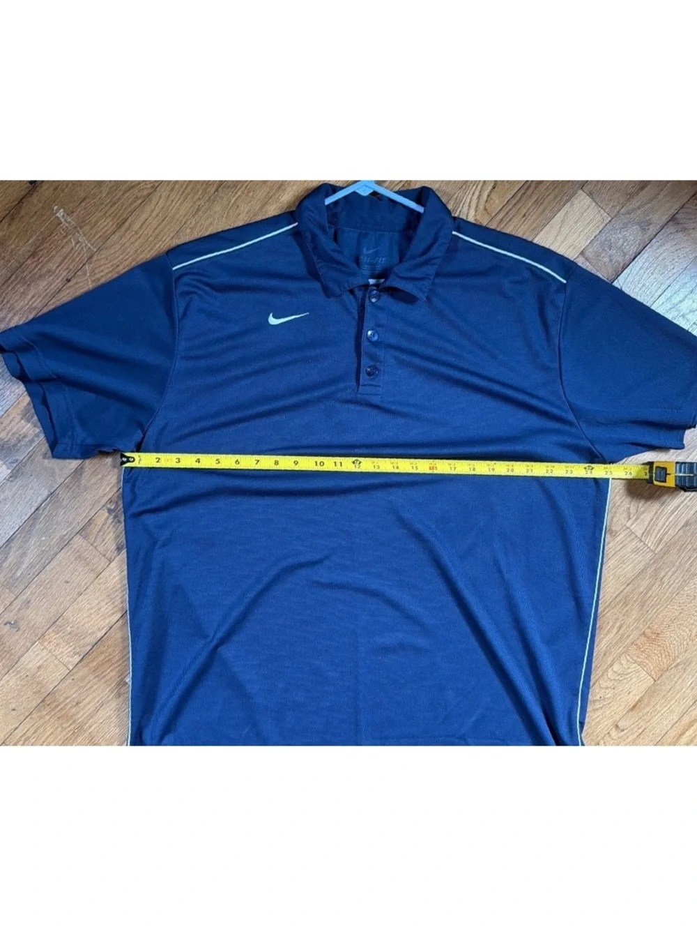 XL - Men - Nike Dri-FIT Polo Shirt Navy Blue